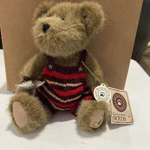 Boyds Bears Cameron W Bearsmark Hallmark Exclusive 2002 Jointed Plush Bear Brown